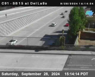 SB 15 at Del Lago bridge