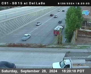 SB 15 at Del Lago bridge