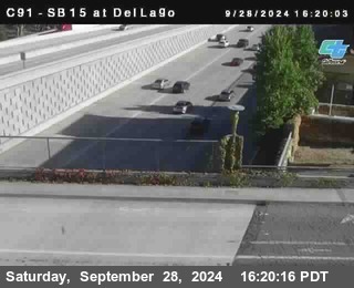 SB 15 at Del Lago bridge