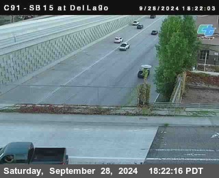 SB 15 at Del Lago bridge