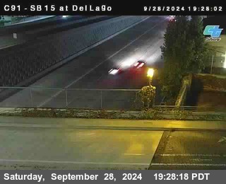 SB 15 at Del Lago bridge