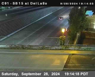 SB 15 at Del Lago bridge