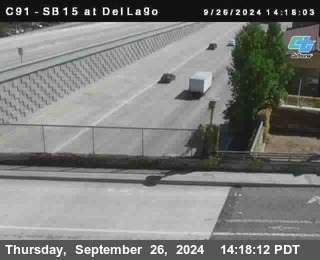 SB 15 at Del Lago bridge