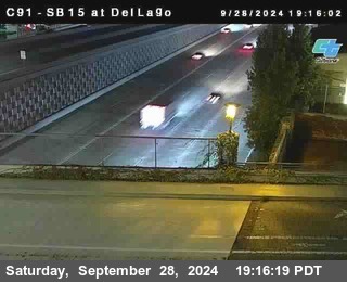 SB 15 at Del Lago bridge