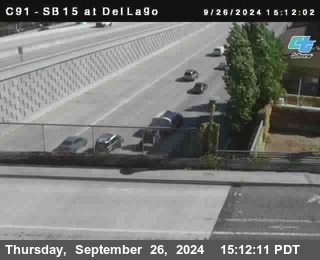 SB 15 at Del Lago bridge