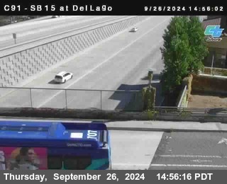 SB 15 at Del Lago bridge