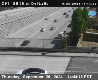 SB 15 at Del Lago bridge