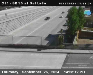 SB 15 at Del Lago bridge