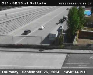 SB 15 at Del Lago bridge