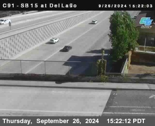 SB 15 at Del Lago bridge