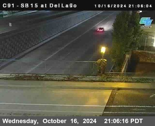 SB 15 at Del Lago bridge