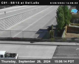 SB 15 at Del Lago bridge