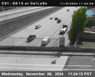 SB 15 at Del Lago bridge