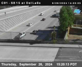 SB 15 at Del Lago bridge