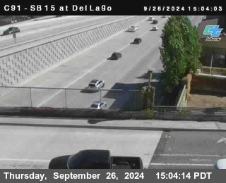 SB 15 at Del Lago bridge