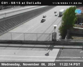 SB 15 at Del Lago bridge