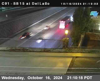 SB 15 at Del Lago bridge