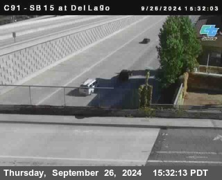 SB 15 at Del Lago bridge