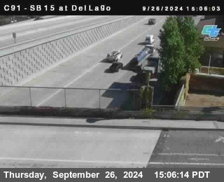 SB 15 at Del Lago bridge