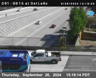 SB 15 at Del Lago bridge