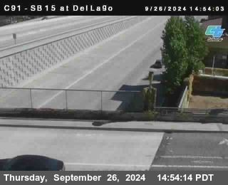 SB 15 at Del Lago bridge