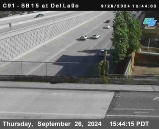 SB 15 at Del Lago bridge