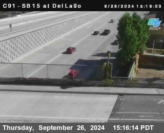 SB 15 at Del Lago bridge