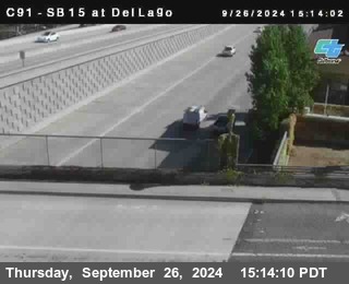 SB 15 at Del Lago bridge