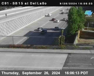 SB 15 at Del Lago bridge