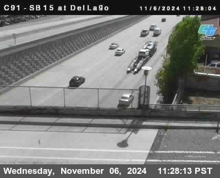 SB 15 at Del Lago bridge