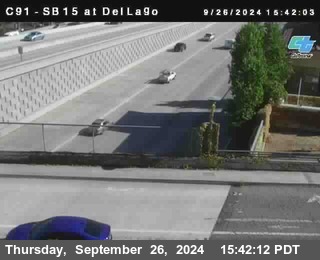 SB 15 at Del Lago bridge