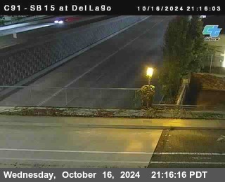 SB 15 at Del Lago bridge