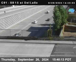 SB 15 at Del Lago bridge