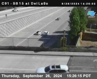 SB 15 at Del Lago bridge