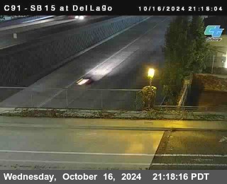 SB 15 at Del Lago bridge