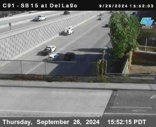 SB 15 at Del Lago bridge