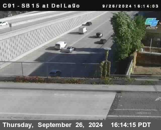 SB 15 at Del Lago bridge