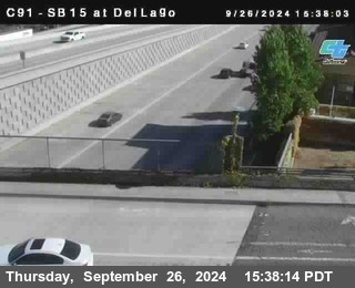 SB 15 at Del Lago bridge