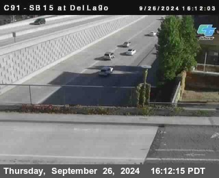 SB 15 at Del Lago bridge