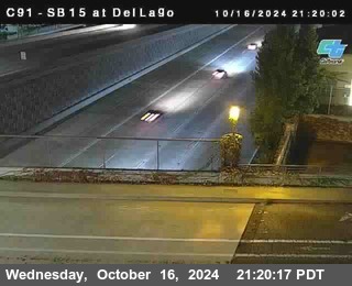 SB 15 at Del Lago bridge