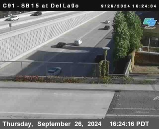 SB 15 at Del Lago bridge