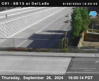 SB 15 at Del Lago bridge