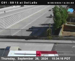 SB 15 at Del Lago bridge