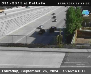 SB 15 at Del Lago bridge