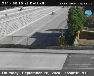 SB 15 at Del Lago bridge