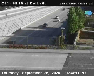 SB 15 at Del Lago bridge