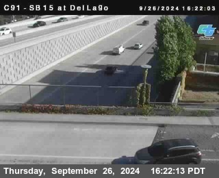 SB 15 at Del Lago bridge