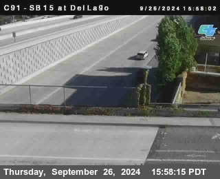 SB 15 at Del Lago bridge