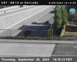 SB 15 at Del Lago bridge