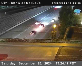 SB 15 at Del Lago bridge